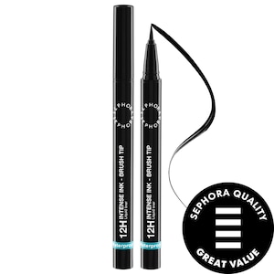 Жидкая подводка для глаз 12H Intense Ink Brush Tip
