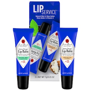 Jack Black Lip Service - Дуэт бальзамов для губ Мята и Ши