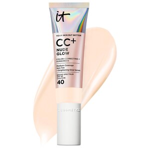 IT Cosmetics CC+ Nude Glow Lightweight Foundation + Glow Serum с SPF 40 и ниацинамидом