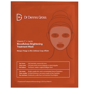 Осветляющая маска-сыворотка с витамином C и лактической биоцеллюлозой