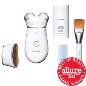 NUFACE® Trinity+ Microcurrent + LED Red Light Wrinkle Reducer Device Bundle