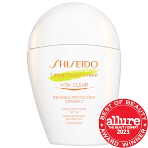 Солнцезащитный крем для лица Shiseido Urban Environment Vita-Clear SPF 42 с витамином C