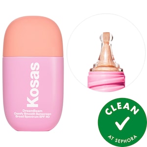 Минеральный солнцезащитный крем DreamBeam Silicone-Free SPF 40 с керамидами и пептидами