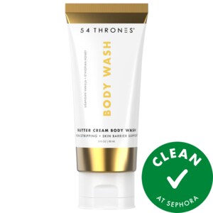 Mini Moisturizing Butter Cream Body Wash - Non-Stripping with Shea Butter, Ceramides and Niacinamide