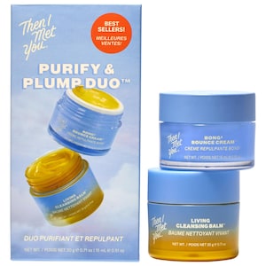 Набор Purify & Plump Duo Set - очищающий бальзам для снятия макияжа и увлажняющий крем для восстановления барьера