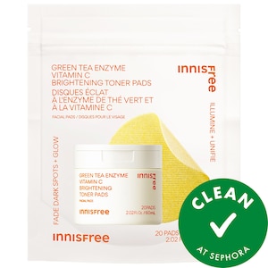 Daily Vitamin C Korean Brightening Toner Pads with Niacinamide for Dark Spots​
