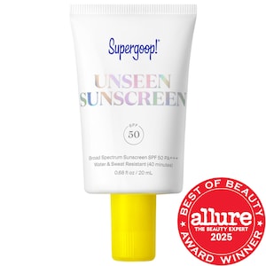 Солнцезащитный крем Supergoop! Mini Unseen SPF 50 для лица