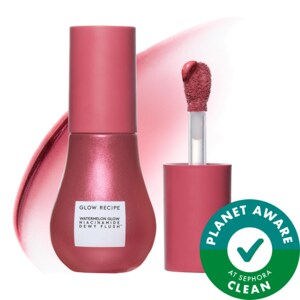 Watermelon Glow Niacinamide Dewy Flush — сияющая осветляющая сыворотка-румяна
