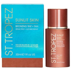 Sunlit Skin Bronzing Tint и сыворотка для лица с эффектом автозагара