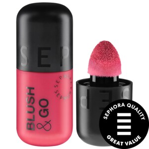 SEPHORA COLLECTION жидкая румяна Blush & Go матовая для губ и щек