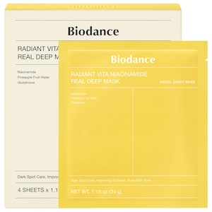 Biodance Radiant Vita Niacinamide маска для лица, 4 шт