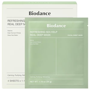 Refreshing Sea Kelp Real Deep Mask - 4 pack for Calming & Sebum Control
