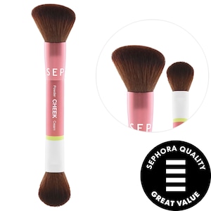 Двусторонняя кисть для румян SEPHORA COLLECTION