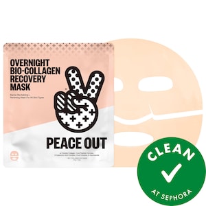 Overnight Bio-Collagen Recovery Sheet Mask with Hyaluronic Acid and Peptides