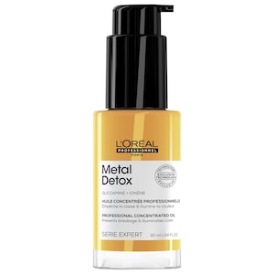 Мини-масло для волос L'Oréal Professionnel Metal Detox для сухих поврежденных волос