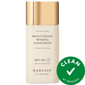 Минеральный солнцезащитный крем для лица RANAVAT Daily Brightening, SPF 50+ с шафраном и скваланом