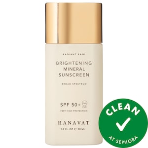 Минеральный солнцезащитный крем для лица RANAVAT Daily Brightening, SPF 50+ с шафраном и скваланом