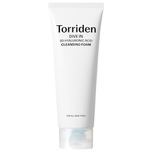 Очищающая пенка Torriden DIVE IN 8D Hyaluronic Acid для деликатного ежедневного очищения