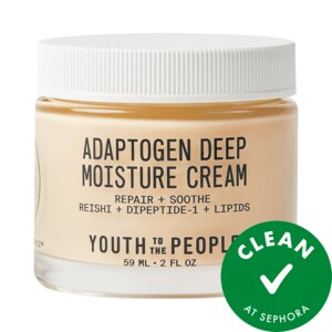 Увлажняющий крем для восстановления кожи Adaptogen Skin Repairing с пептидами для чувствительной и сухой кожи