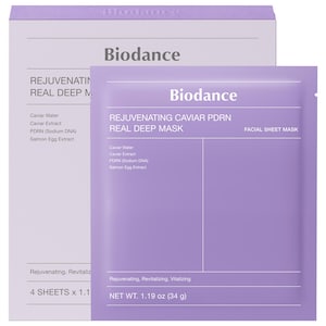 Rejuvenating Caviar PDRN Real Deep Mask - 4 Pack for Natural Skin Renewal & Firming