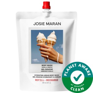 Гель для душа JOSIE MARAN Vanilla Vibezzz Hydrating + Cleansing Argan
