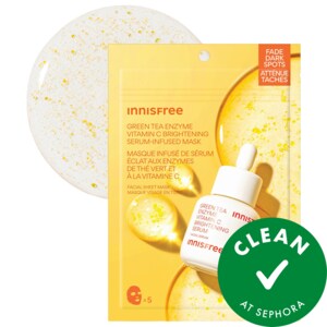 Маска-сыворотка innisfree Vitamin C Brightening для борьбы с темными пятнами
