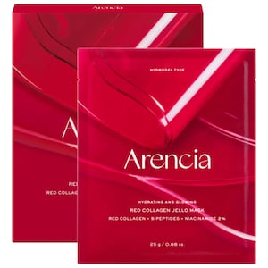 Red Collagen Pore-Tightening Jello Mask 4-Pack with Red Collagen, Niacinamide, and Peptides