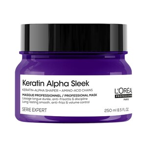 Keratin Alpha Sleek антифриз маска для волос для гладкости