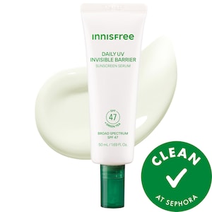 Invisible Barrier Korean Sunscreen Serum SPF 47 with Jeju Green Tea + Hyaluronic Acid