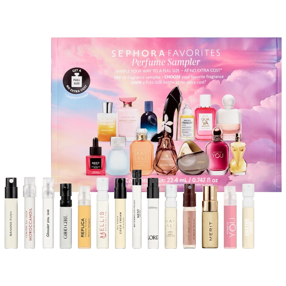 Набор пробников парфюмерии Golden Hour с ваучером Sephora Favorites