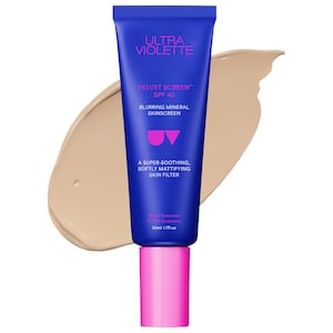 Velvet Screen SPF 40 100% минеральный цинковый оксид матирующий солнцезащитный крем для лица