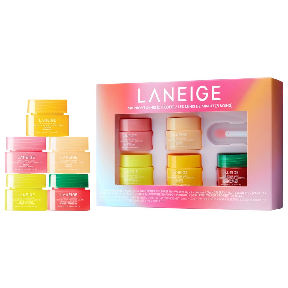 Midnight Minis Hydrating Lip Sleeping Mask Treatment 5 pc. Gift Set