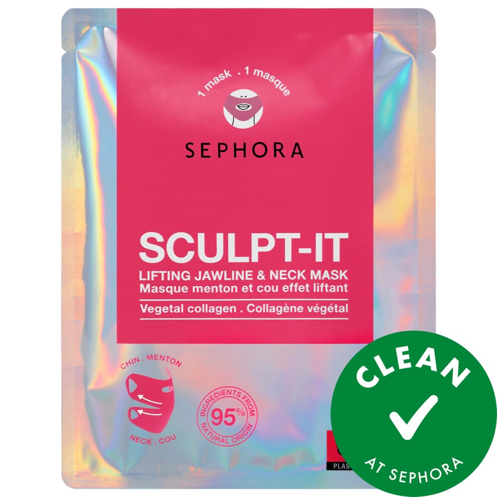 SEPHORA COLLECTION SCULPT-IT Lifting Jawline & Neck Mask, маска для подтяжки челюсти и шеи