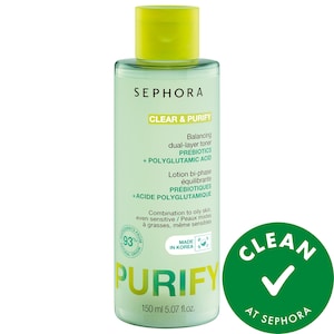 CLEAR & PURIFY - Balancing Dual-Layer Toner with Prebiotics + Polyglutamic Acid
