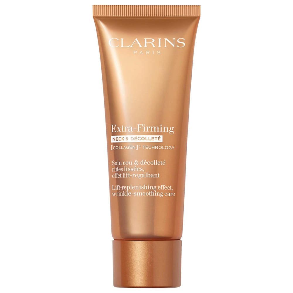 Омолаживающий крем Clarins для шеи и декольте с коллагеном и ниацинамидом