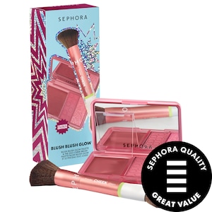 Blush Blush Glow Cheek Palette & Brush Set