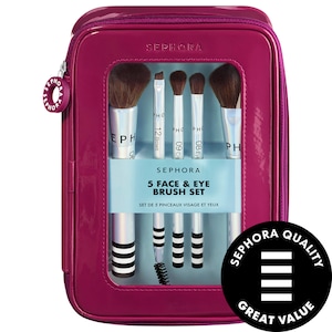 5 Piece Face & Eye Brush Set