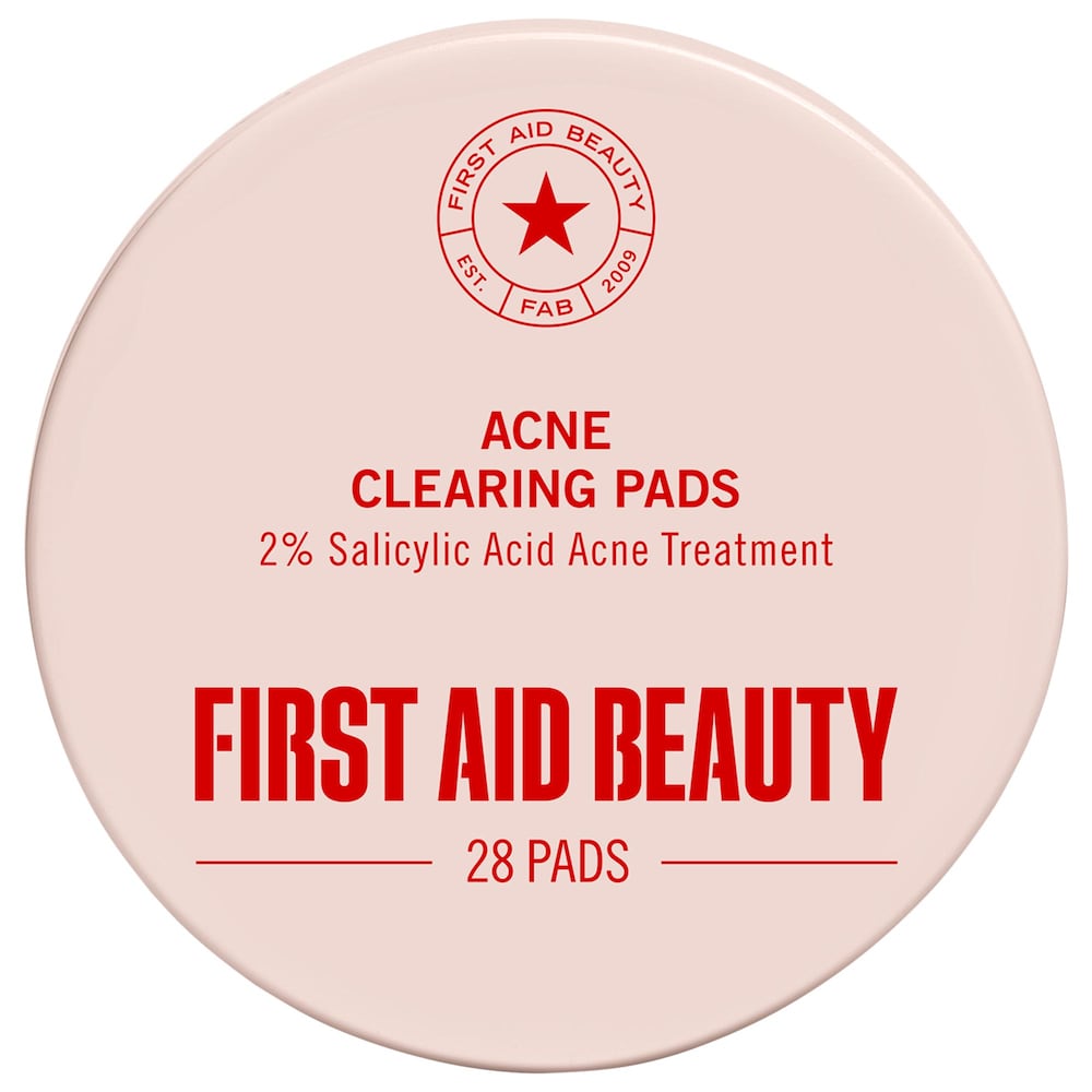 First Aid Beauty очищающие диски для кожи с 2% салициловой кислотой против акне