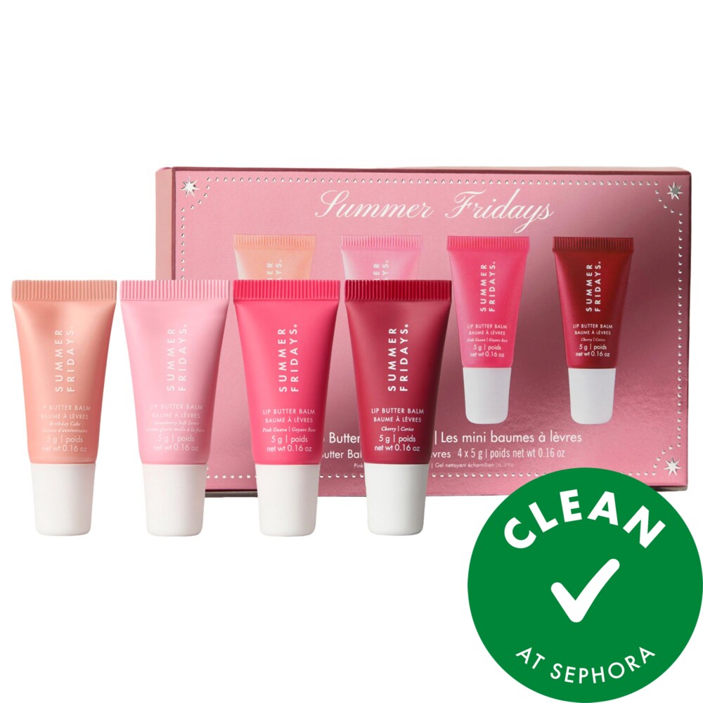 The Lip Butter Balm Minis — розовый набор мини-бальзамов для губ