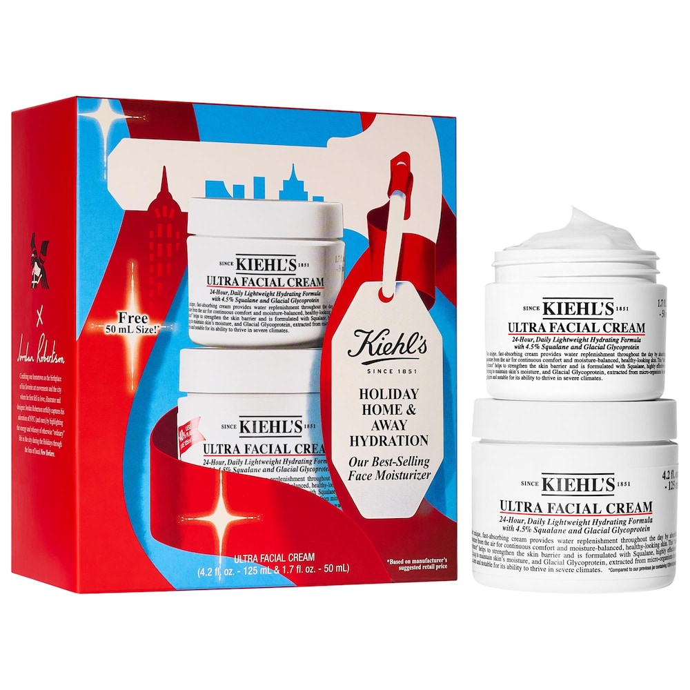 Подарочный набор увлажняющего крема Ultra Facial Cream Home & Away от Kiehl's Since 1851