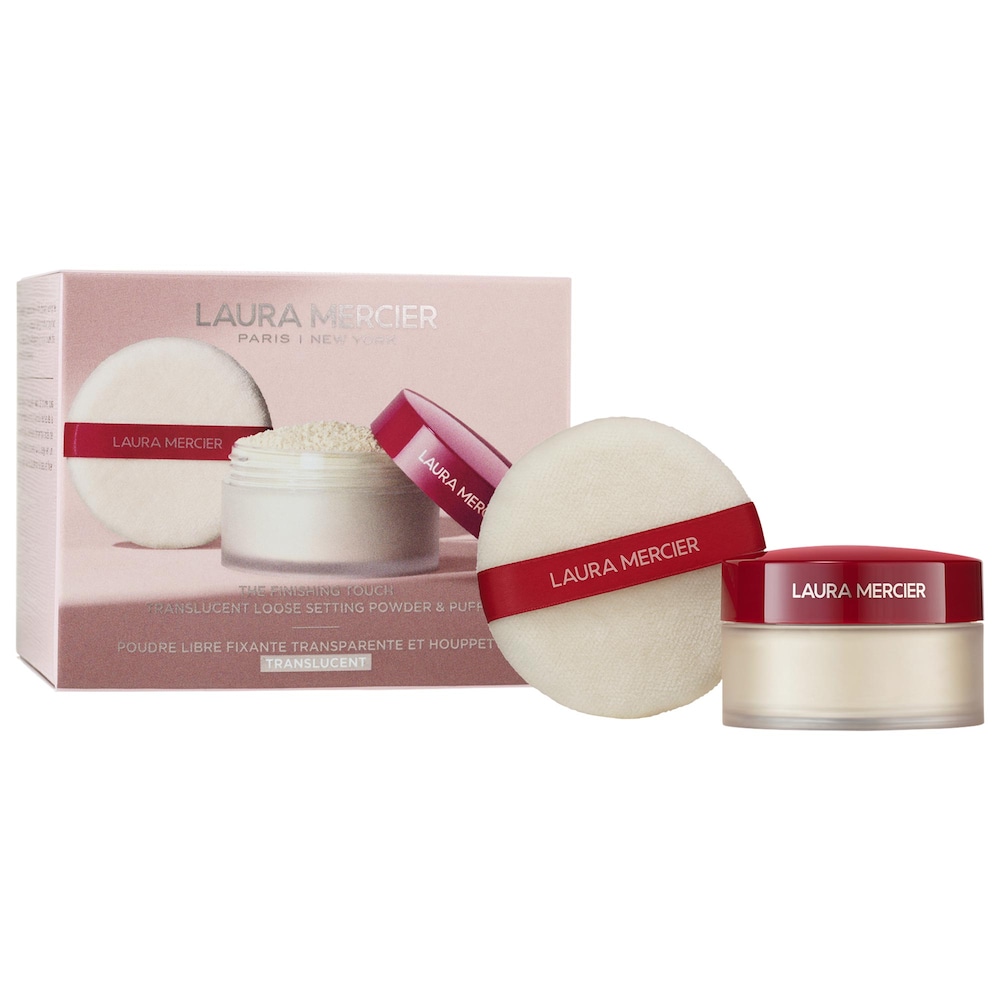 The Finishing Touch Translucent Loose Setting Powder & Velour Puff Gift Set