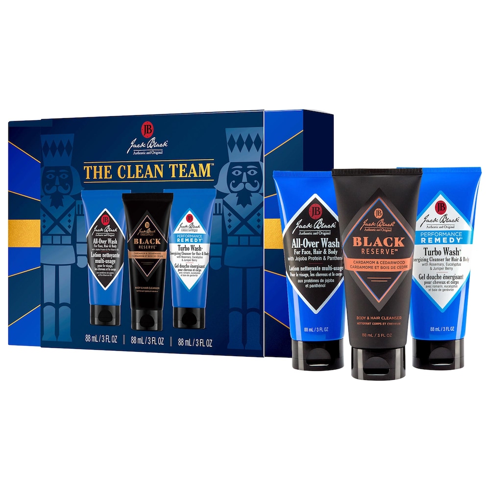 The Clean Team - набор средств для очищения тела, подарочный набор – дорожный набор из трех средств