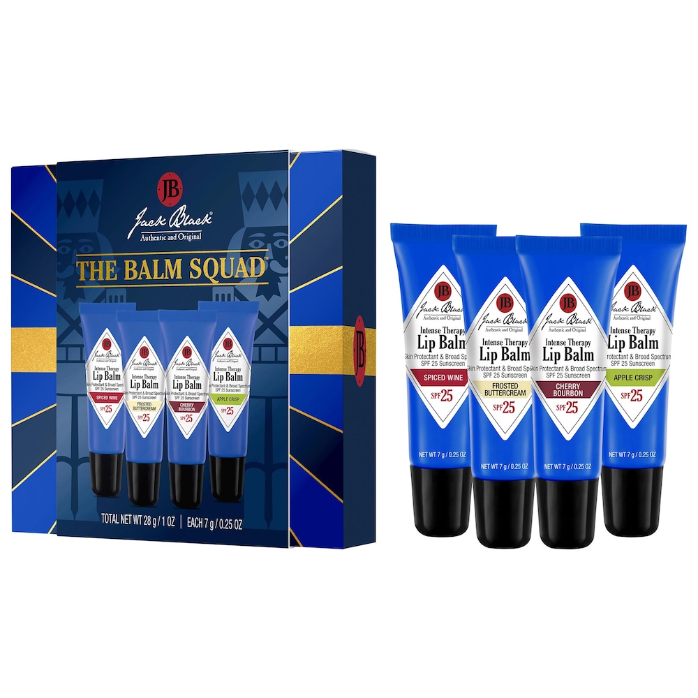 Подарочный набор бальзамов для губ The Balm Squad с ограниченными праздничными вкусами