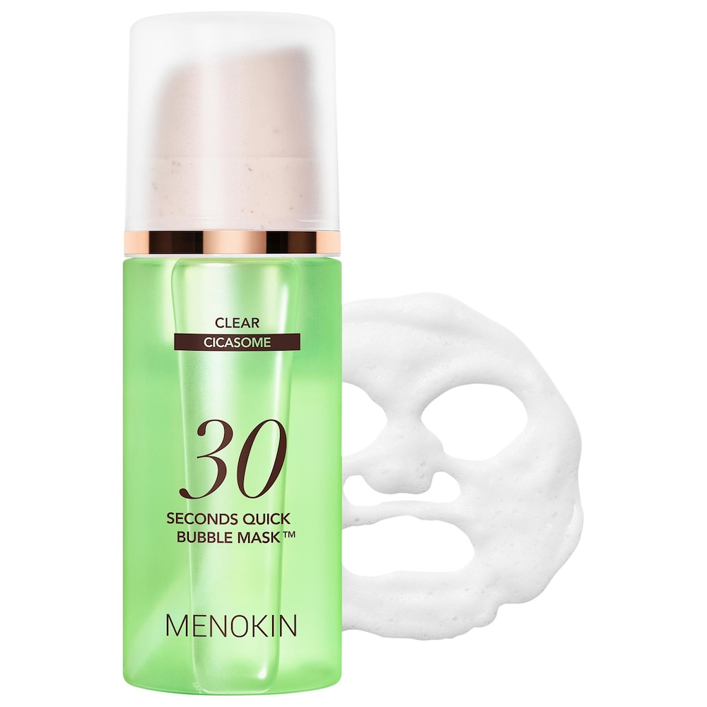 MENOKIN Быстрая пузырьковая маска 95ml с cica-exosome