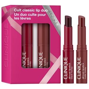 CLINIQUE подарочный набор Mini Black Honey Cult Classic Lip Duo