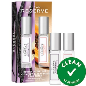 Подарочный набор ароматов CLEAN RESERVE Go & Glow для кожи и загара с папайей
