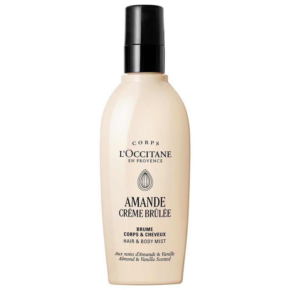 Мист для волос и тела L'Occitane Amande Crème Brûlée Almond + Vanilla Notes