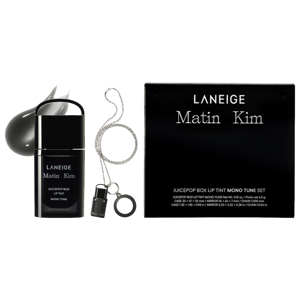 LANEIGE x MATIN KIM JuicePop Box Тинт для губ Mono Tune Набор с брелоком и зеркалом
