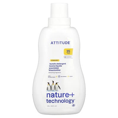 Стиральный порошок, цитрусовый вкус, 35.5 fl oz (1.05 l)