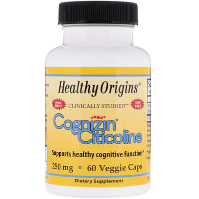Cognizin Citicoline, 250 mg, 60 вегетарианских капсул